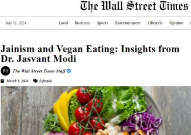 Jainism and Vegan Eating Insights from Dr. Jasvant Modi